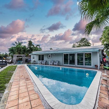 Central Waterfront Villa Salt Wtr Pool Near Beach Форт-Лодердейл Екстер'єр фото